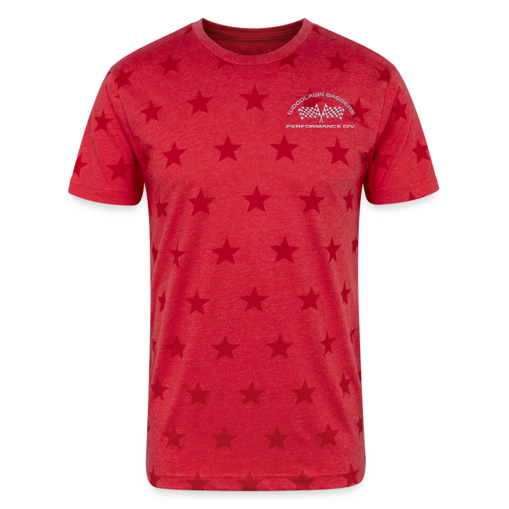 Woodlawn White Label Star T-Shirt - red star