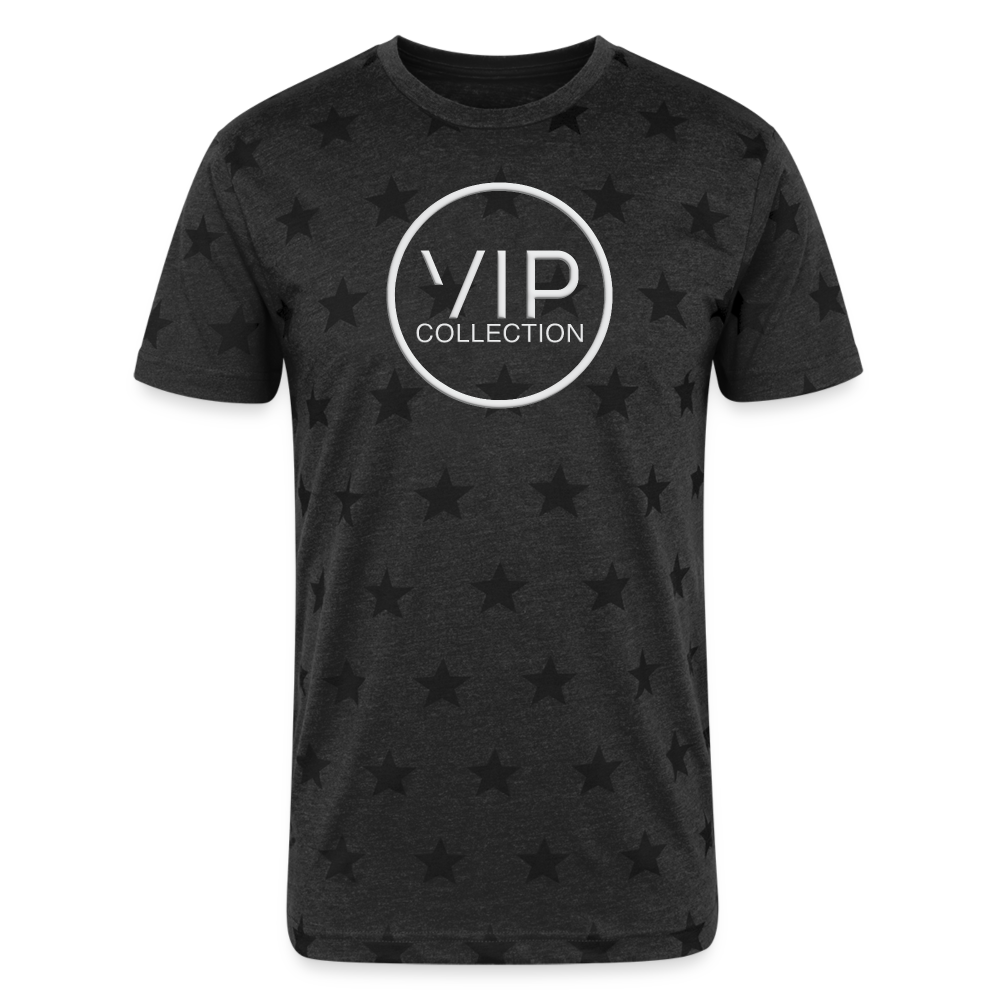 VIP White Label Star T-shirt - charcoal star