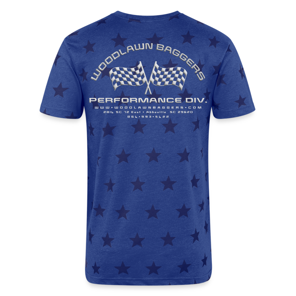 Woodlawn White Label Star T-Shirt - royal star
