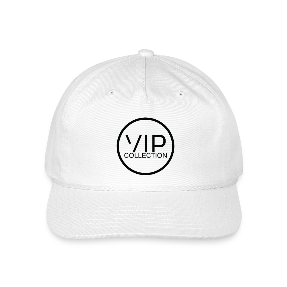 VIP Black Label Vintage Washed Rope Hat - white