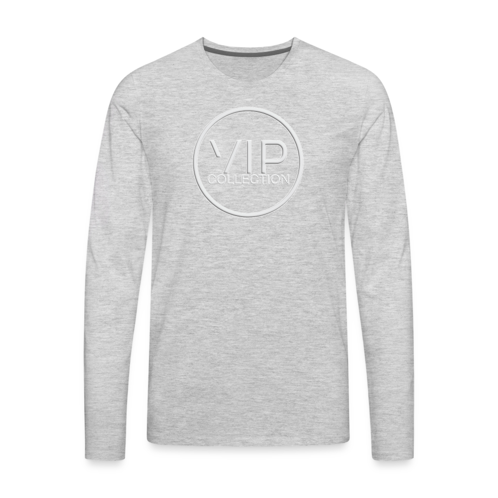 VIP White Label Long Sleeve T-Shirt - heather gray