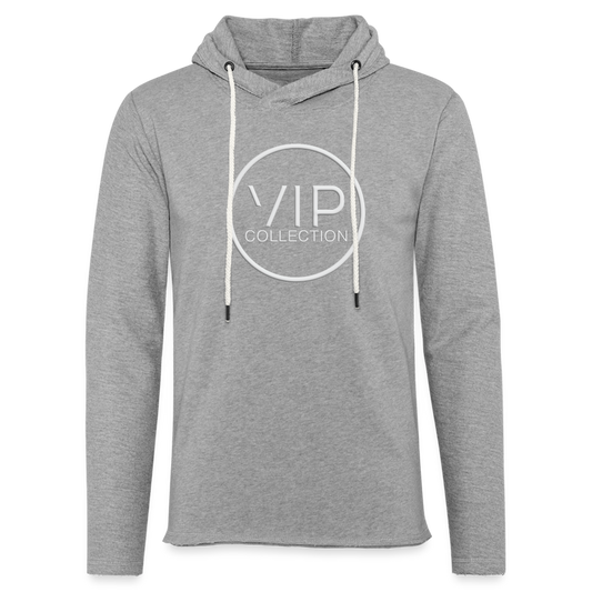 VIP White Label Lightweight Terry Hoodie - heather gray