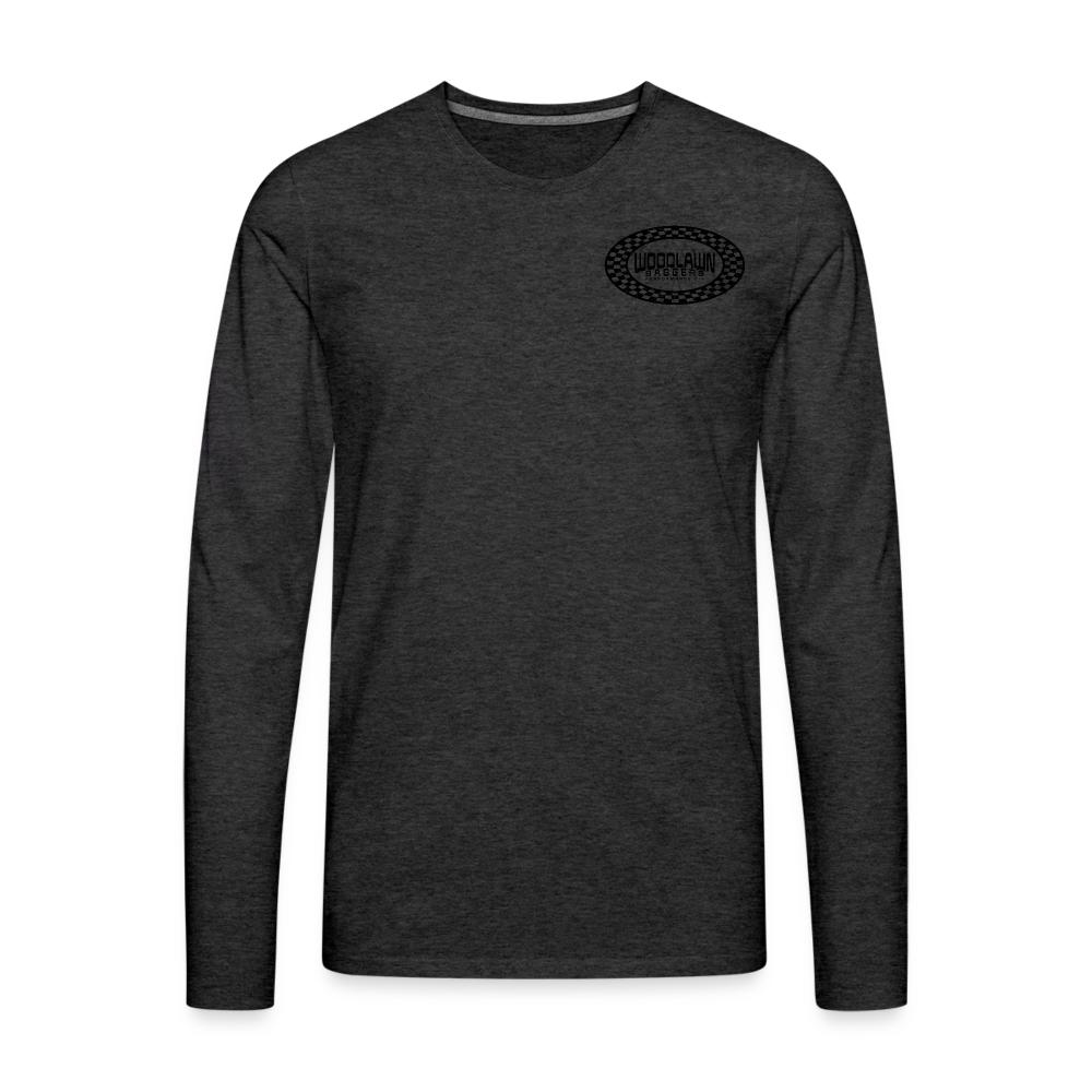 Woodlawn Black Label Oval Long Sleeve T-Shirt - charcoal grey