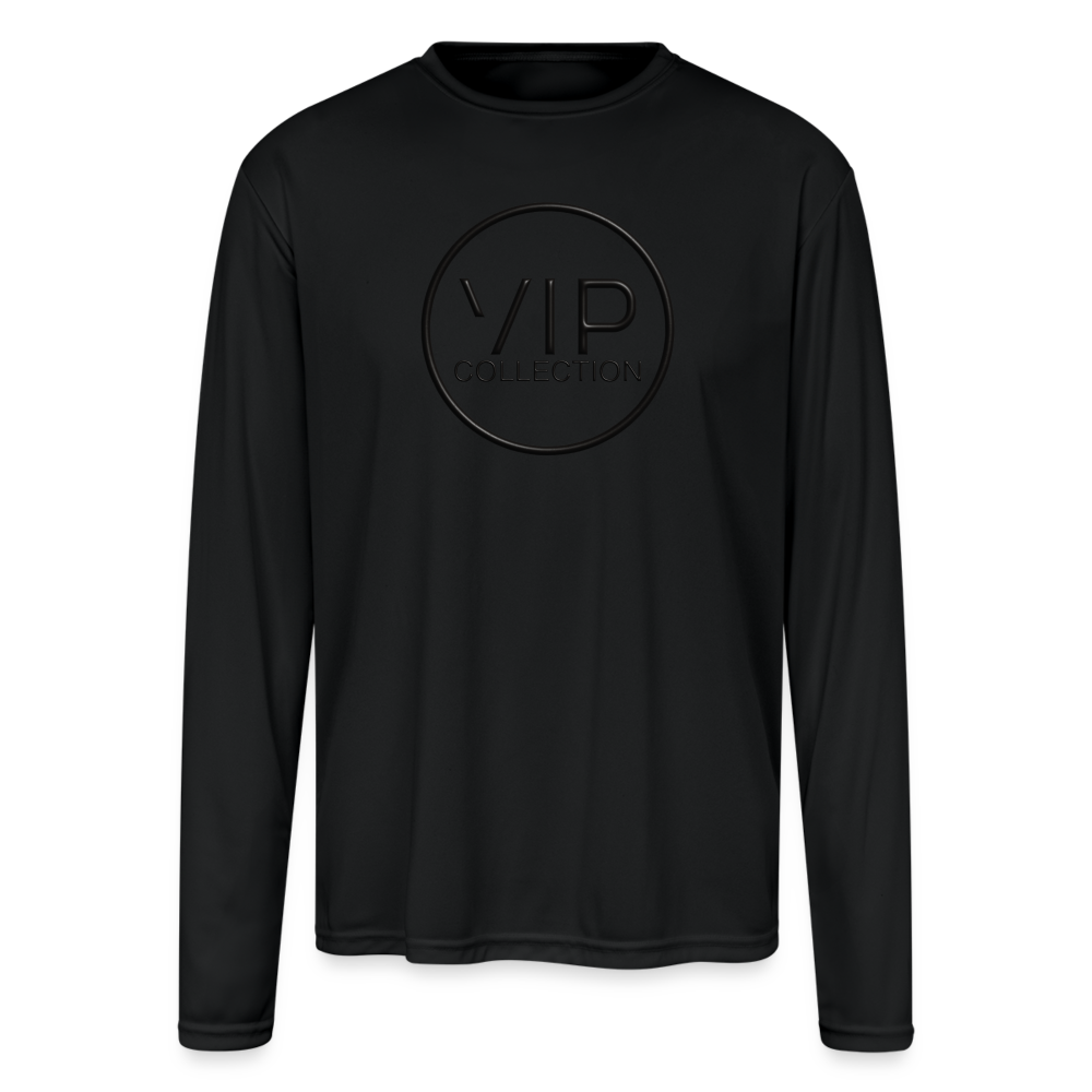 VIP Black Label Performance Long Sleeve T-Shirt - black