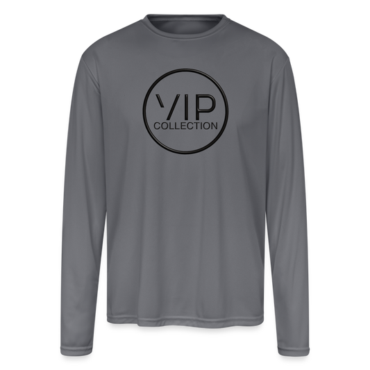 VIP Black Label Performance Long Sleeve T-Shirt - gray