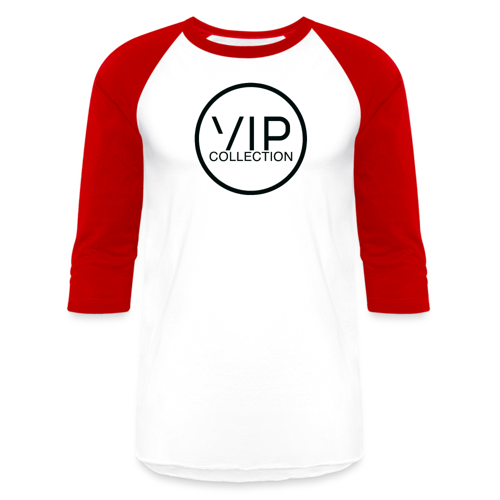 VIP Black Label 3/4 Baseball T-Shirt - white/red