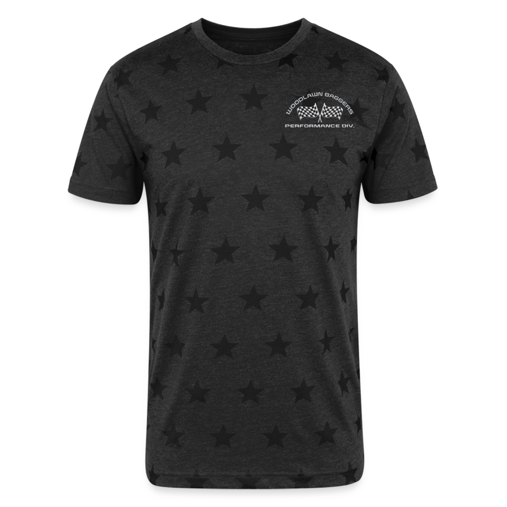 Woodlawn White Label Star T-Shirt - charcoal star
