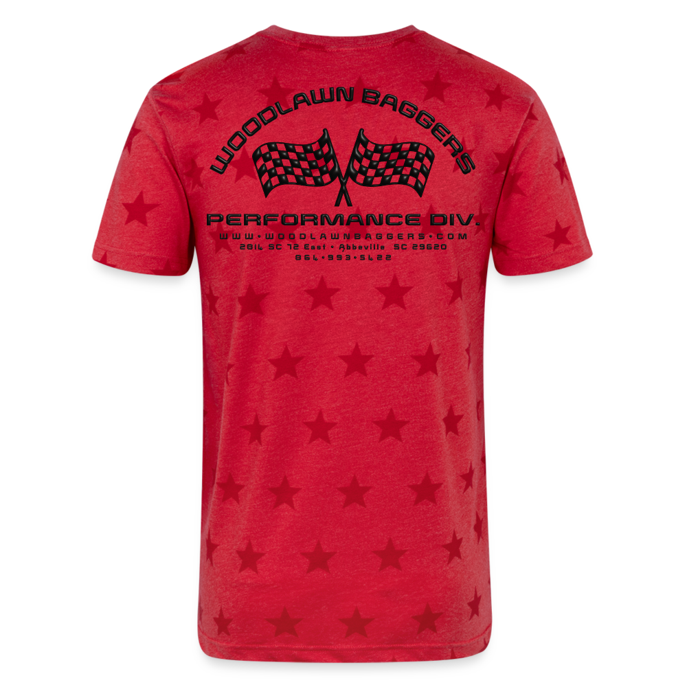 Woodlawn Black Label Star Shirt - red star