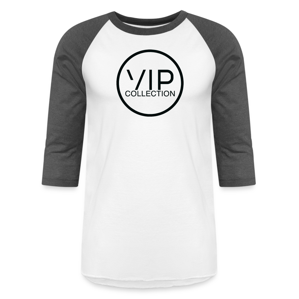 VIP Black Label 3/4 Baseball T-Shirt - white/charcoal