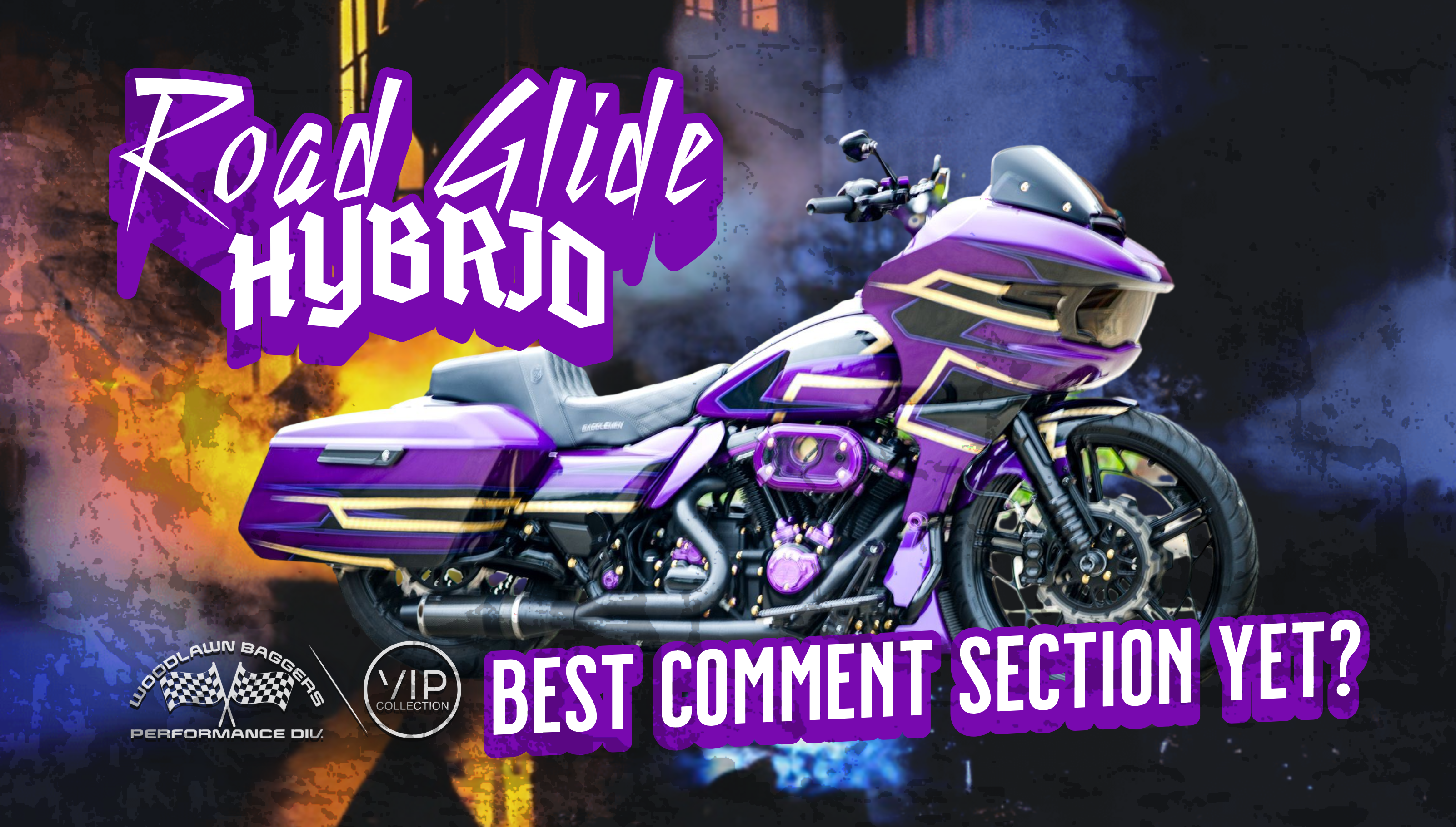 Purple Road Glide Performance Hybrid