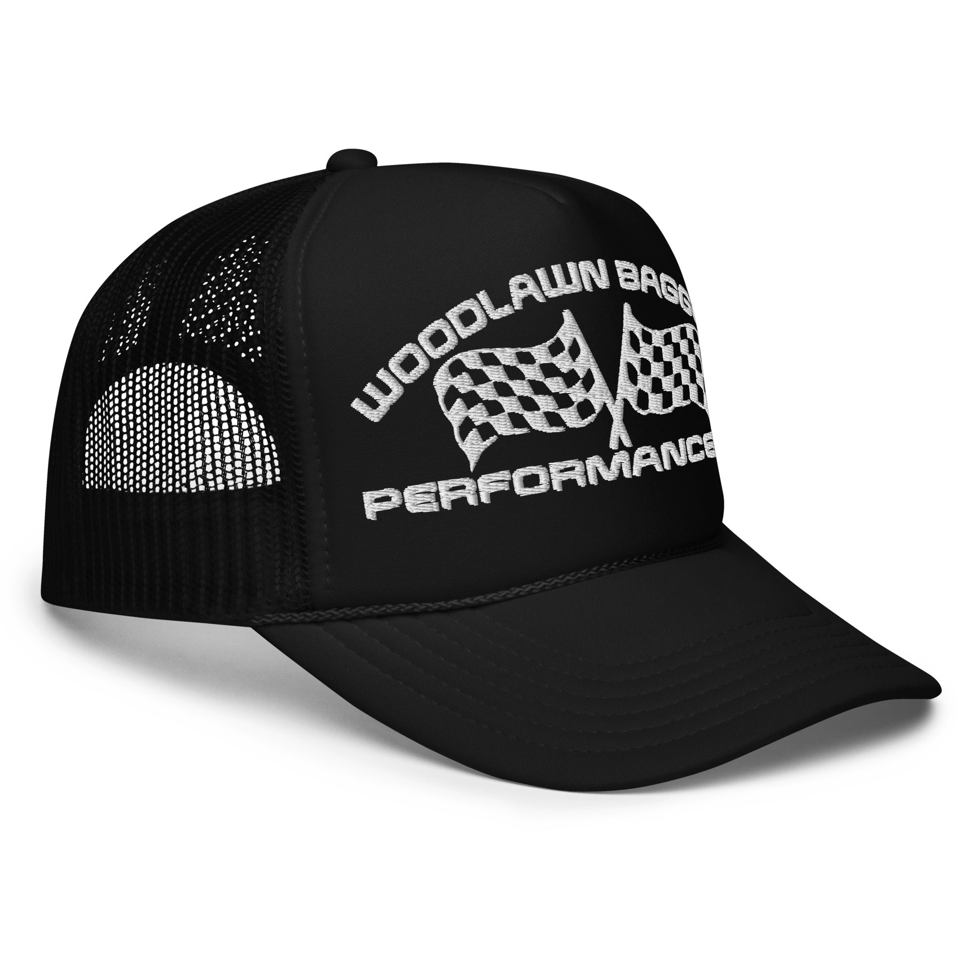 WBPD Foam Trucker Hat - white logo