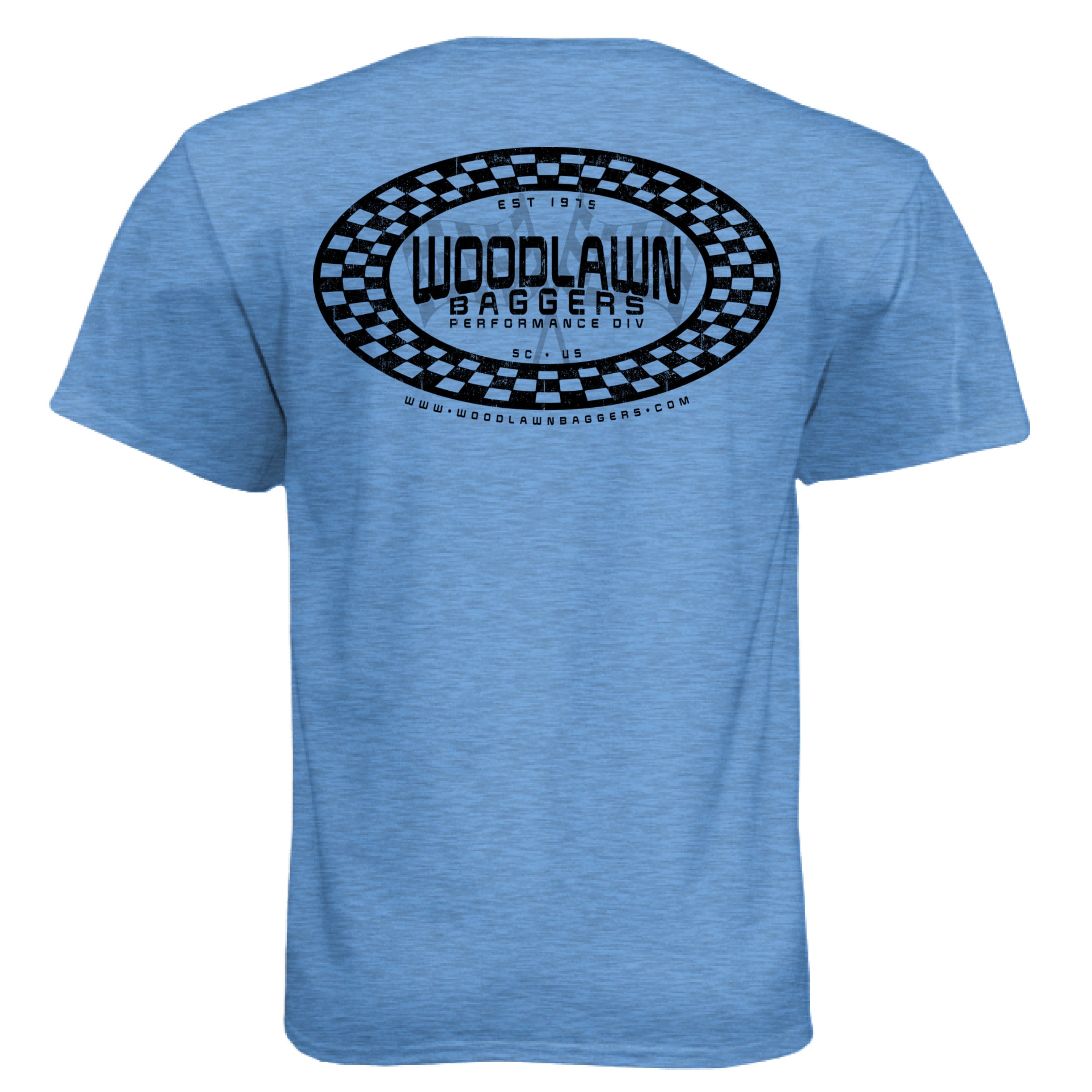 Heather Columbia Blue - BACK