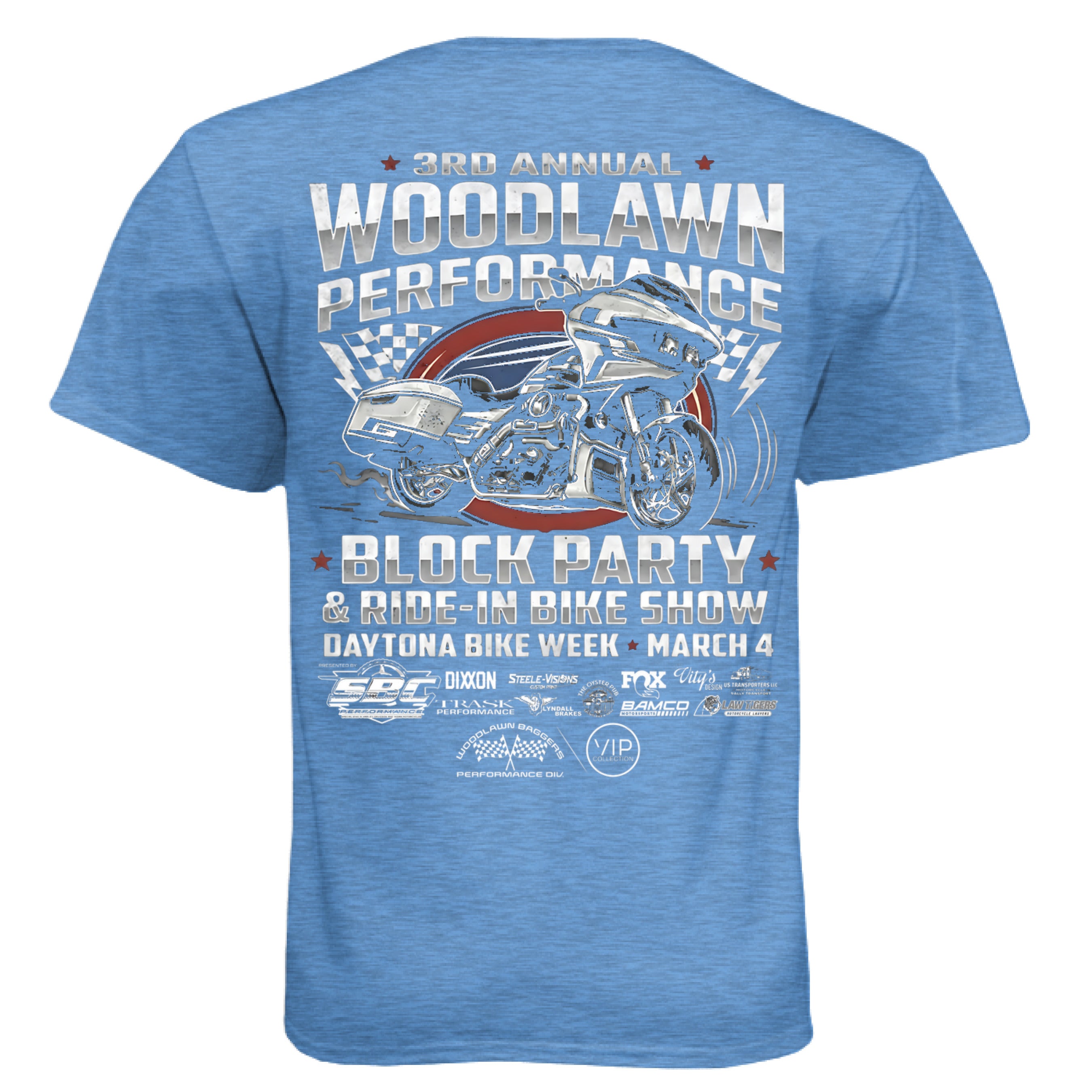 Heather Columbia Blue - BACK