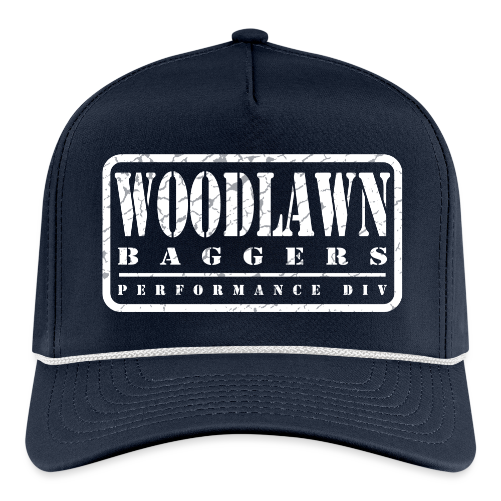 WB Patch White - navy/white