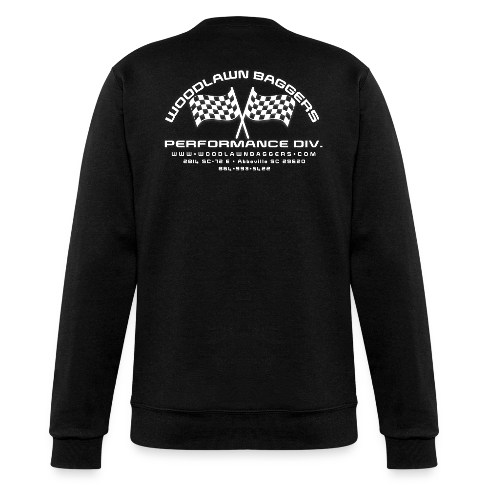 Branded & Checkered Crew - black