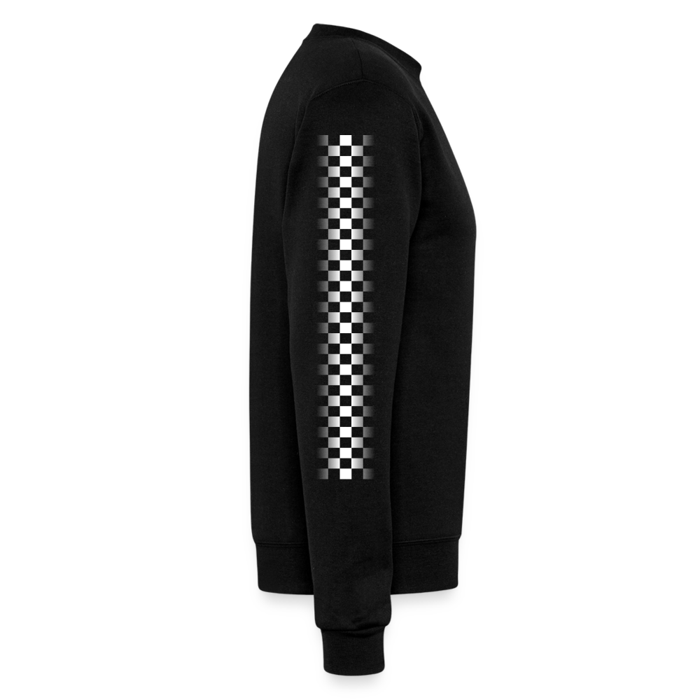 Branded & Checkered Crew - black