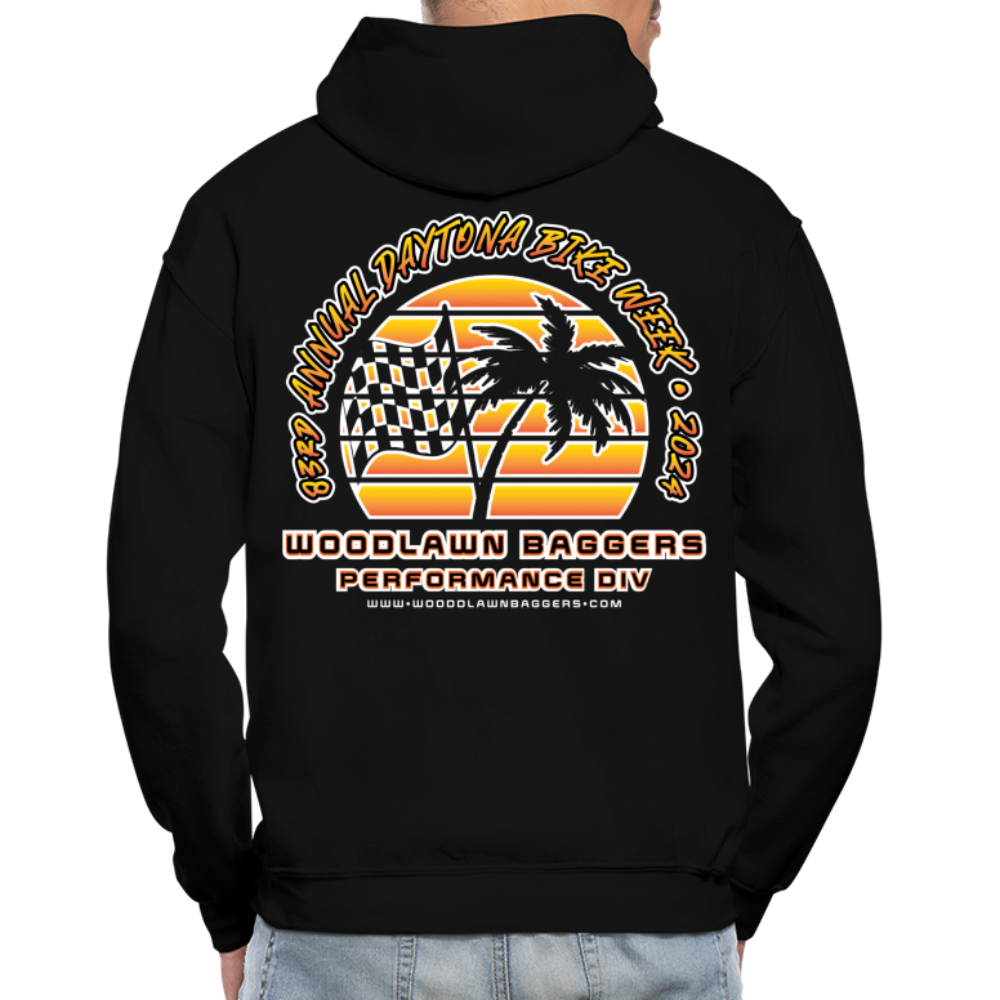 Woodlawn x Daytona Bike Week Hoodie (heavy blend) - black