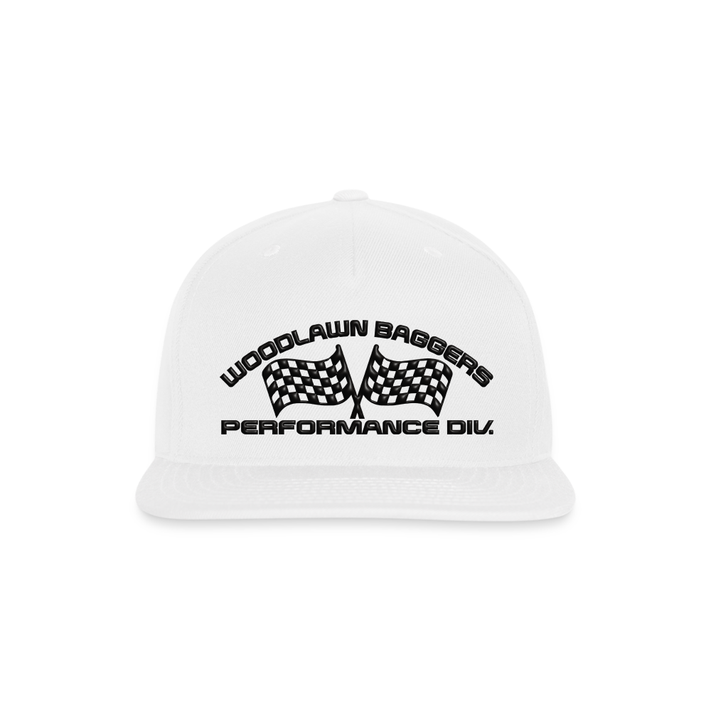 WBPD snapback - black logo - white