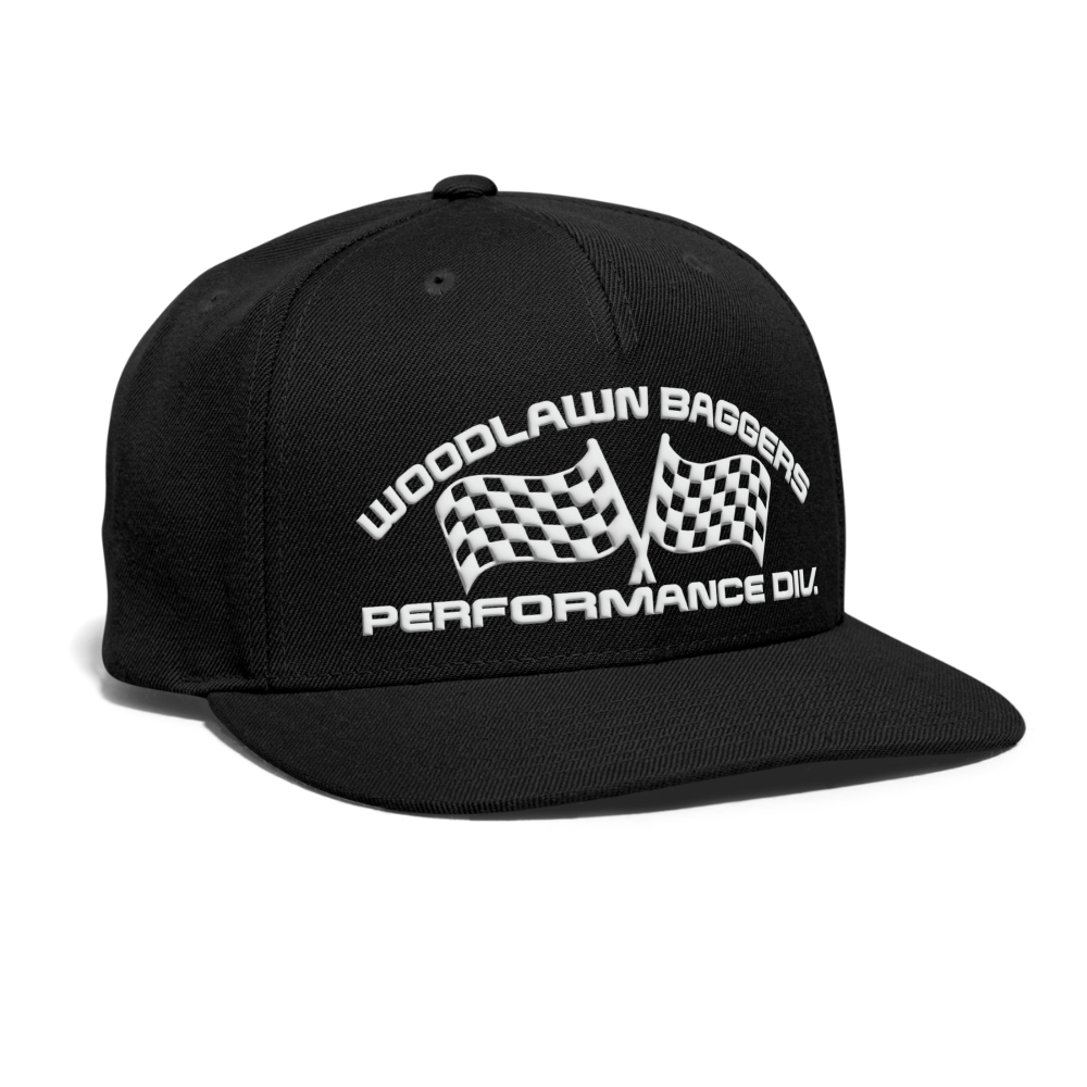 WBPD snapback - white logo - black