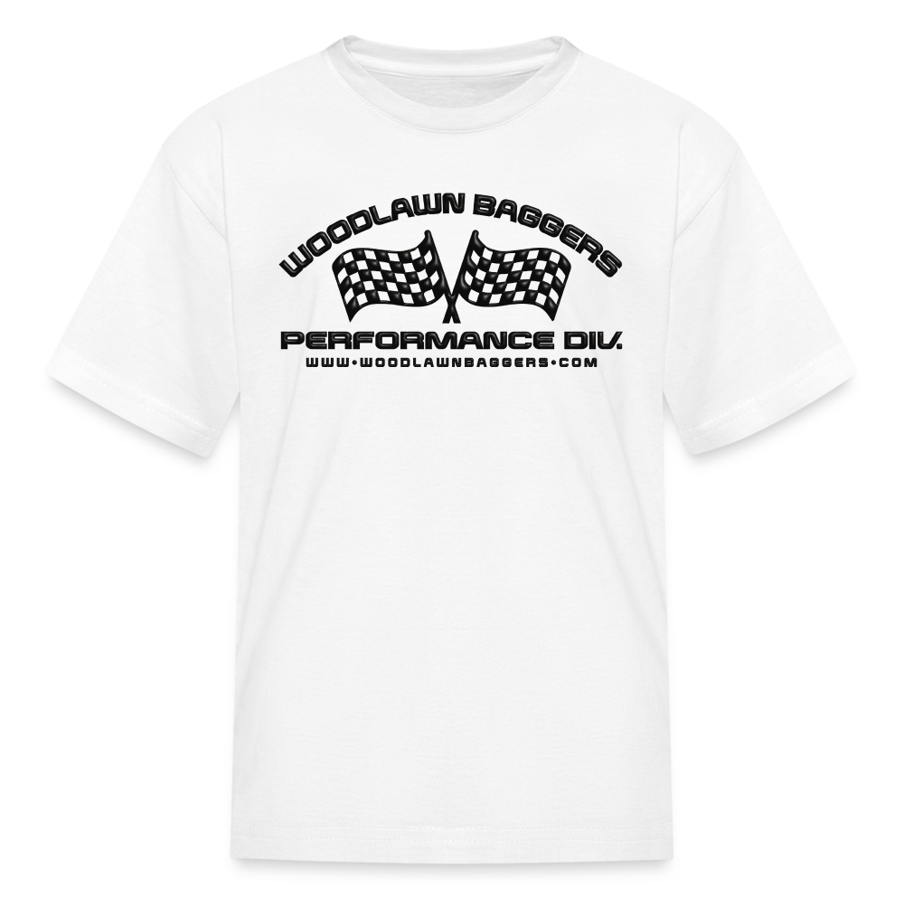 WBPD • Kids' Flag T-Shirt (black logo) - white