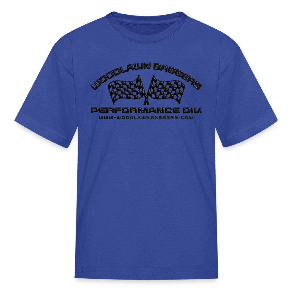 WBPD • Kids' Flag T-Shirt (black logo) - royal blue
