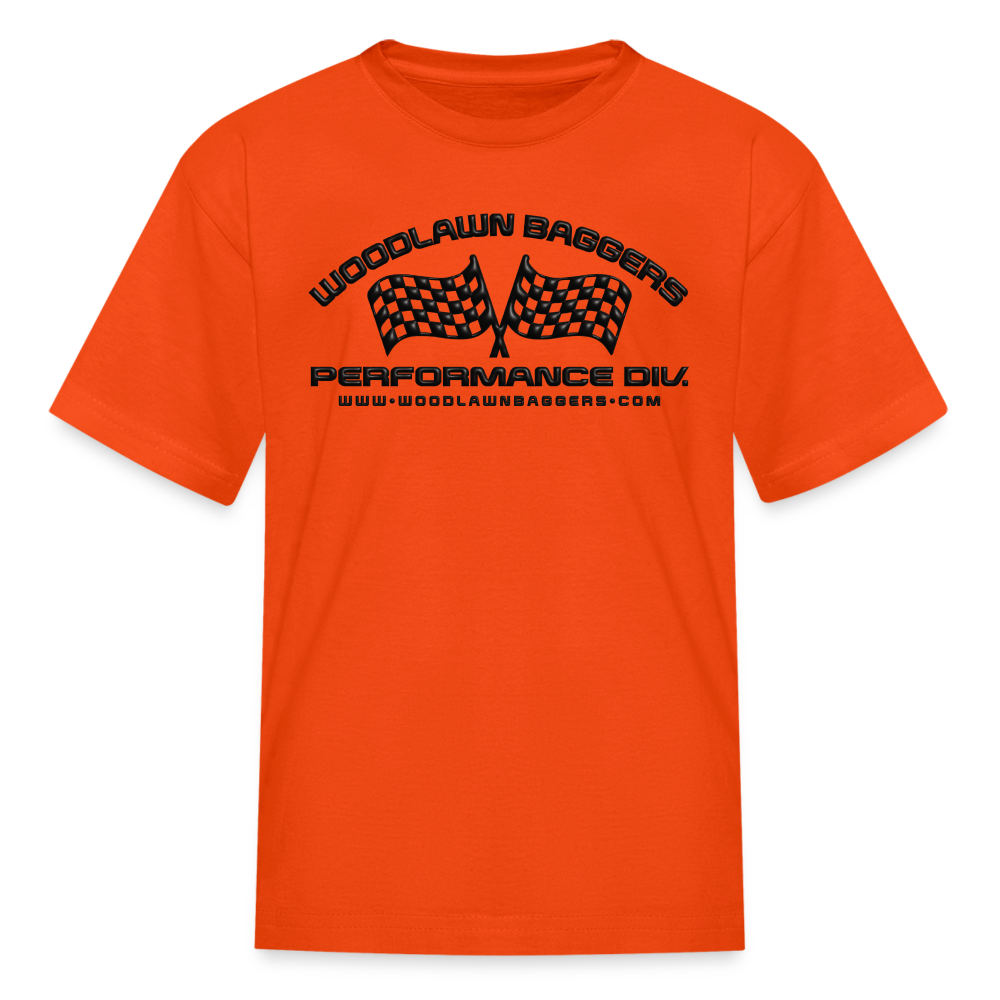 WBPD • Kids' Flag T-Shirt (black logo) - orange