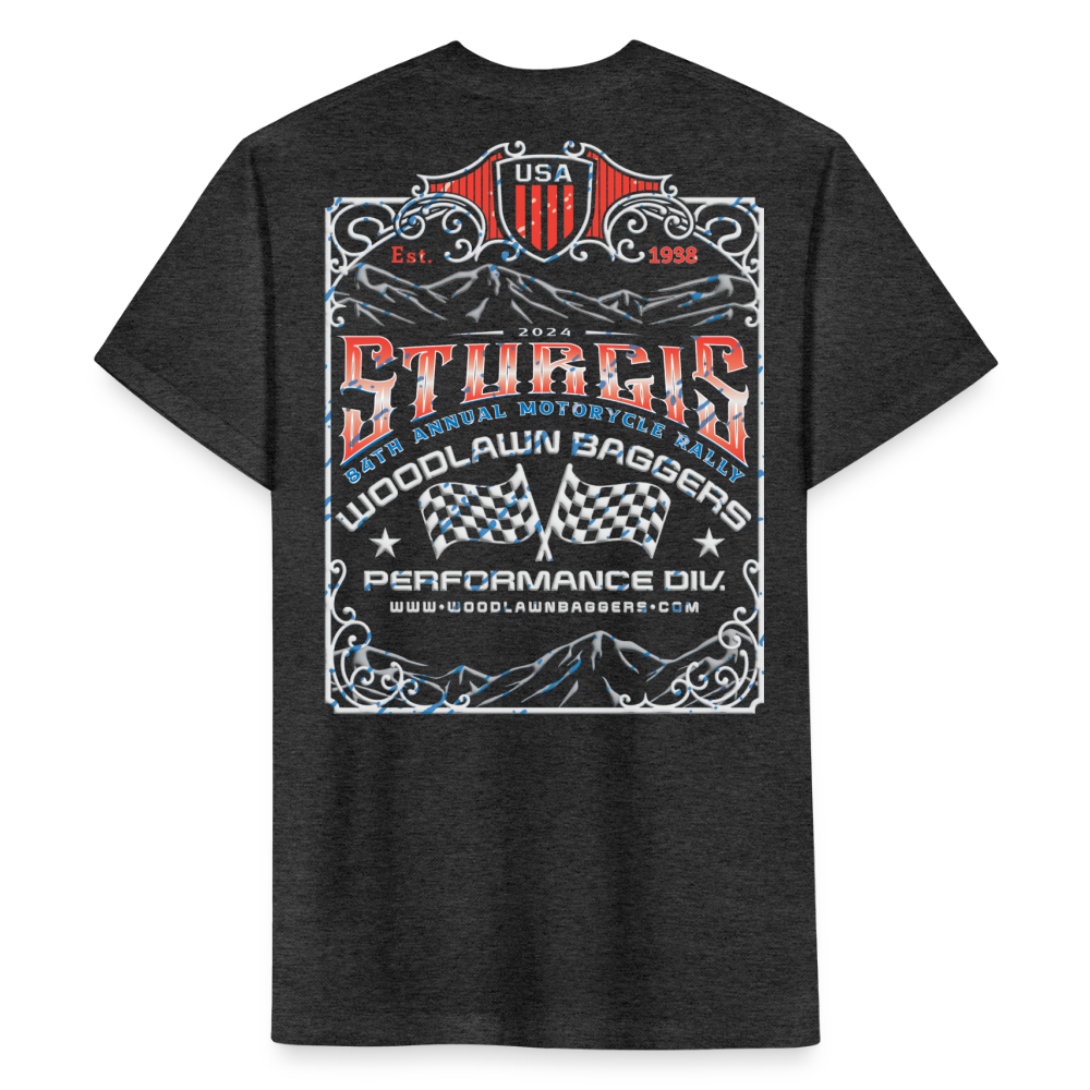 WBPD • Sturgis 2024 (Red White & Blue) - heather black