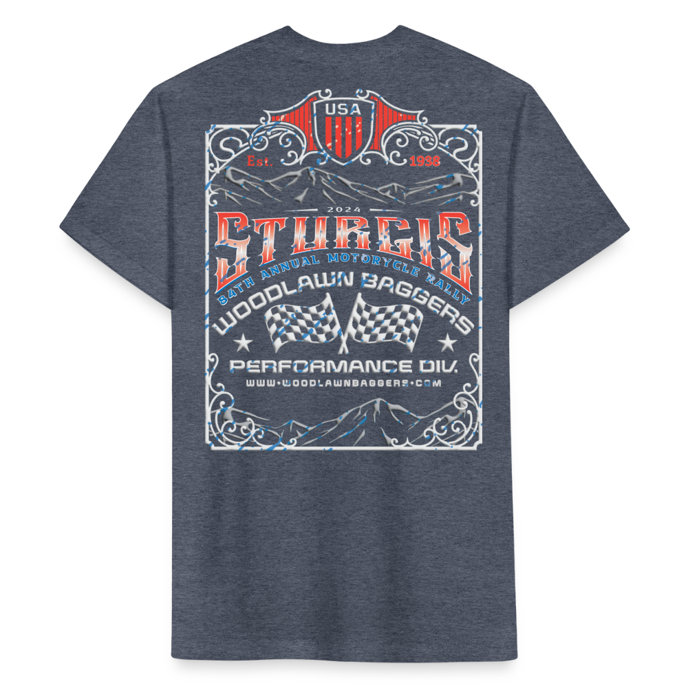 WBPD • Sturgis 2024 (Red White & Blue) - heather navy