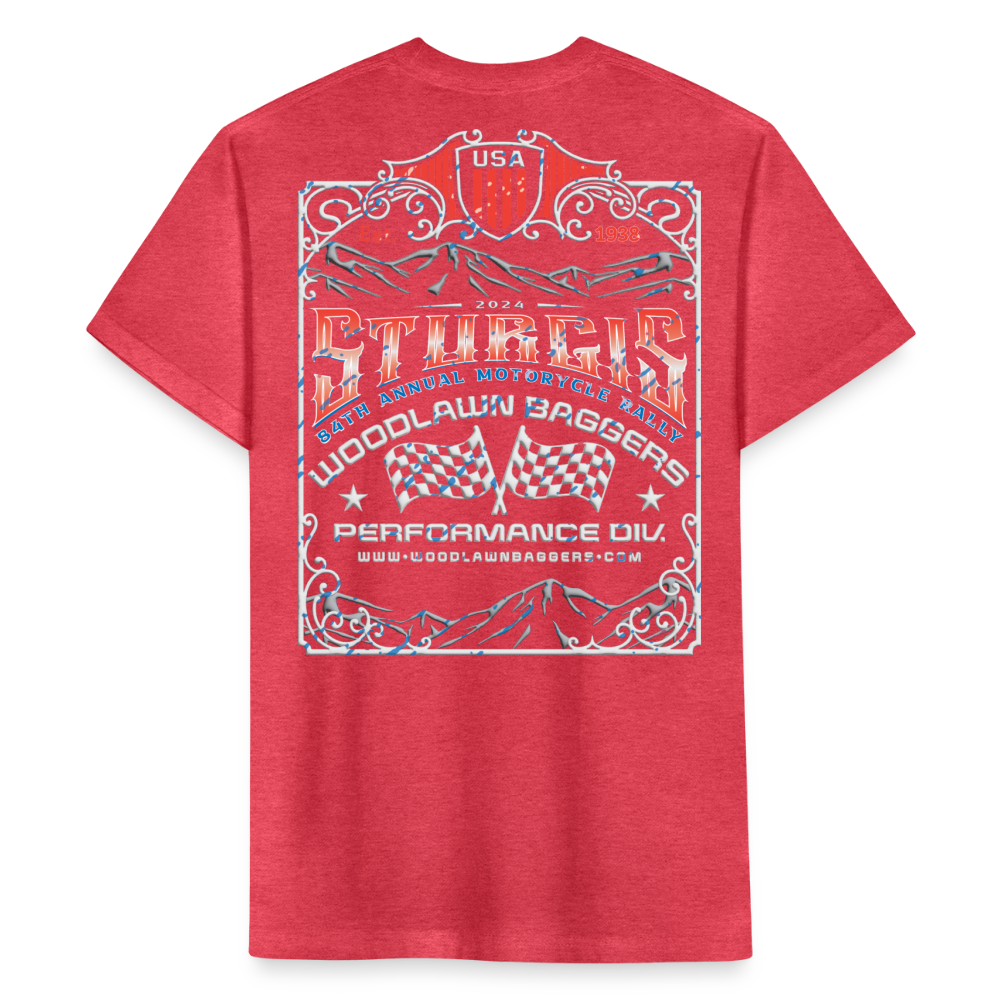 WBPD • Sturgis 2024 (Red White & Blue) - heather red