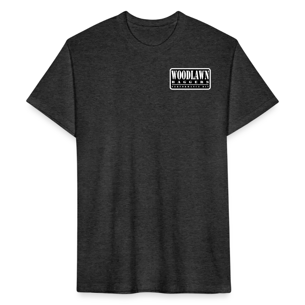 Woodlawn Patch T-Shirt - White w/black background