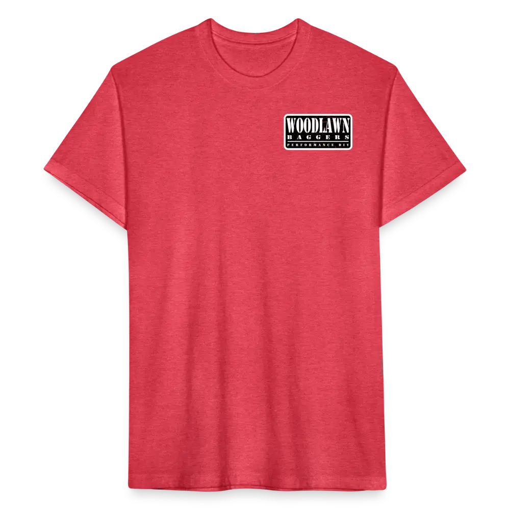 Woodlawn Patch T-Shirt - White w/black background