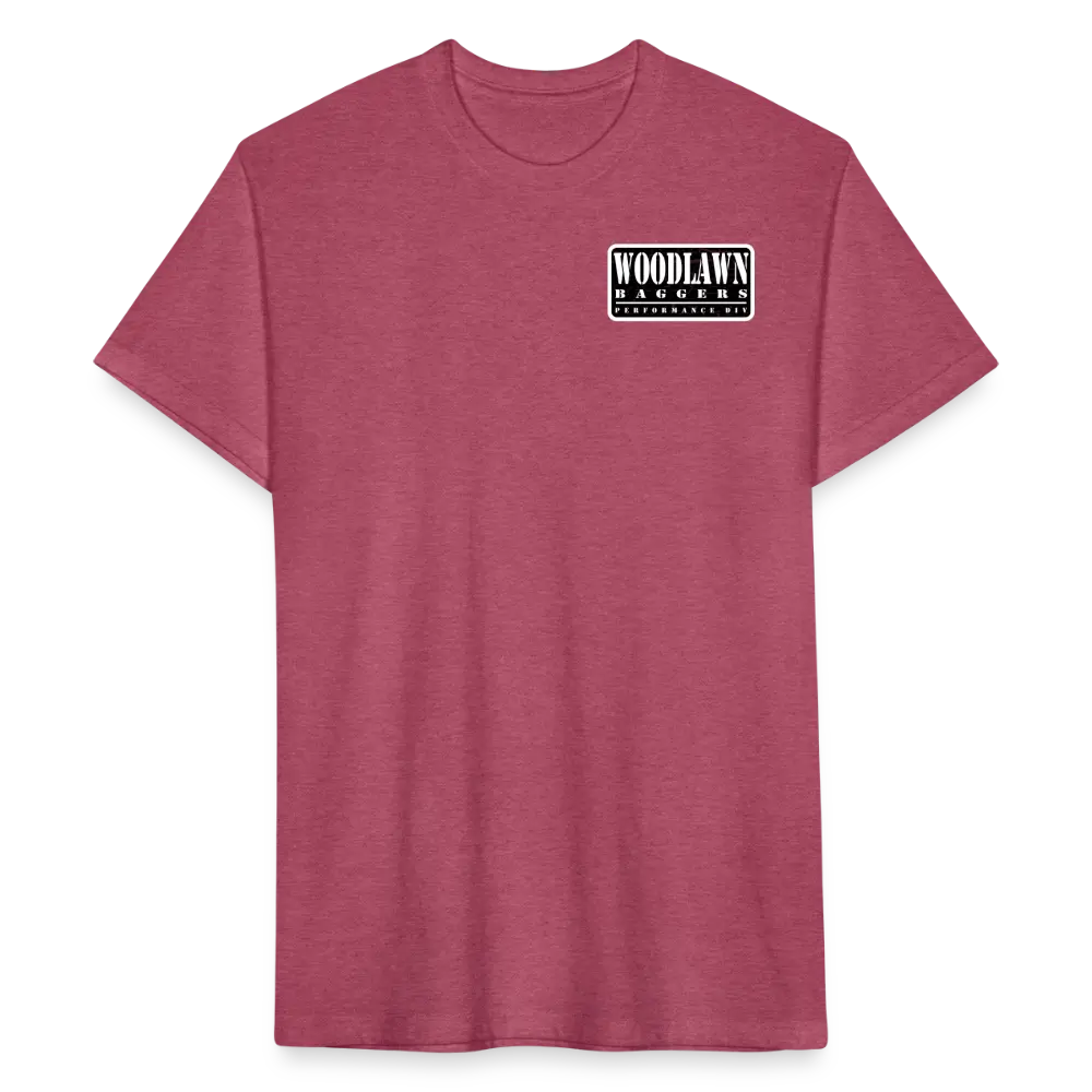 Woodlawn Patch T-Shirt - White w/black background