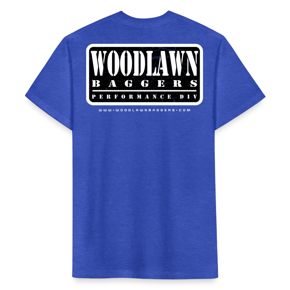 Woodlawn Patch T-Shirt - White w/black background