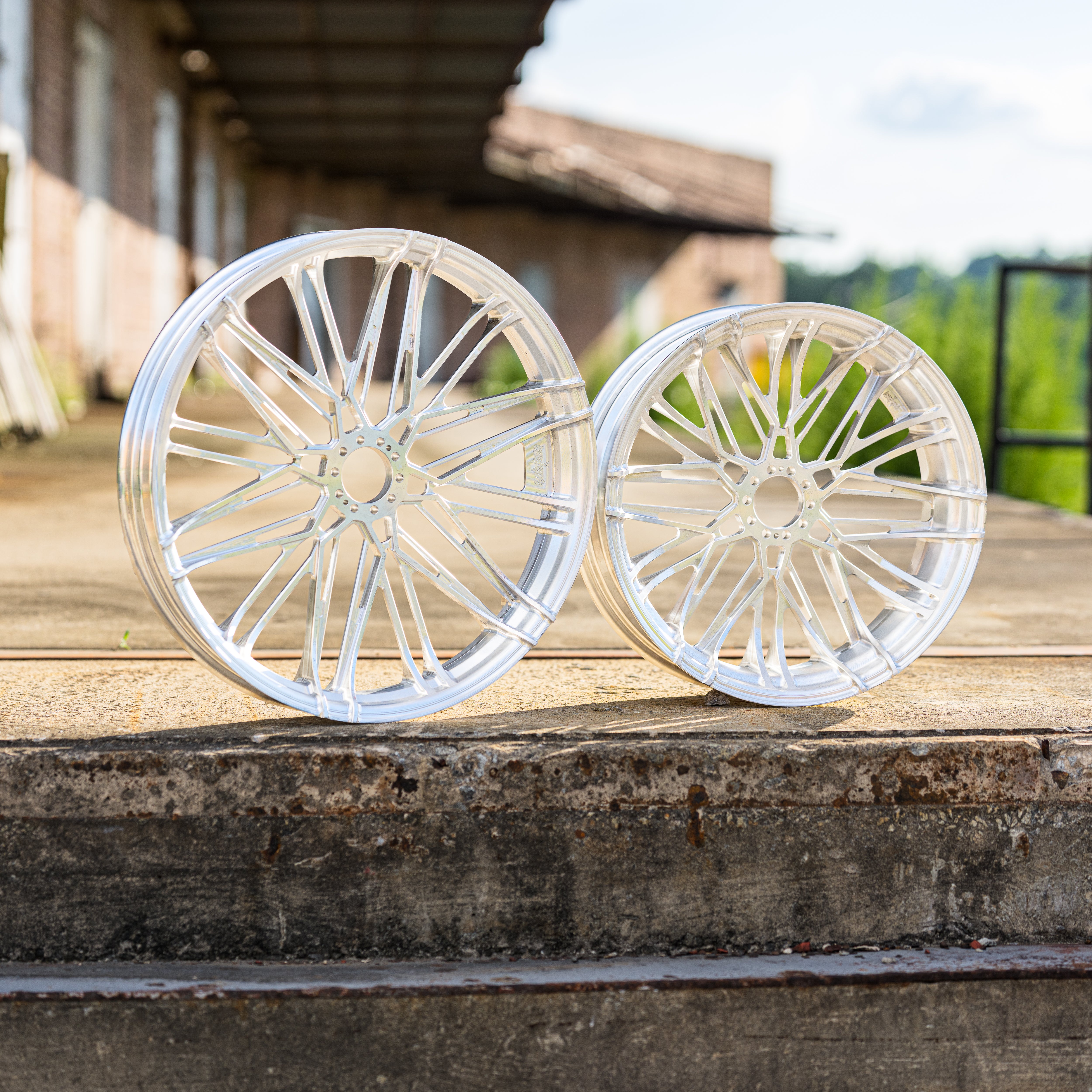 Woodlawn Baggers Performance Division Motorcycle Wheels │ Hybrid Forged 6 (HF-6)