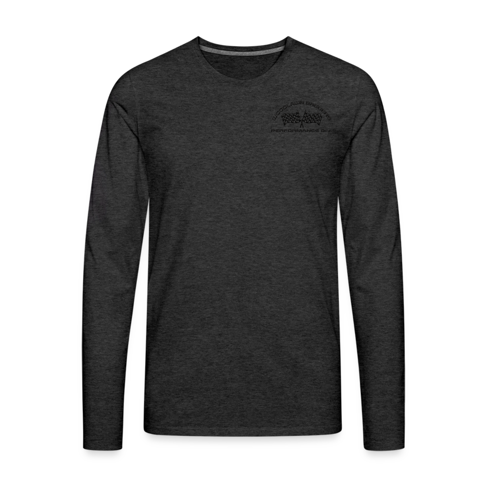 Woodlawn Black Label Long Sleep T-Shirt - charcoal grey