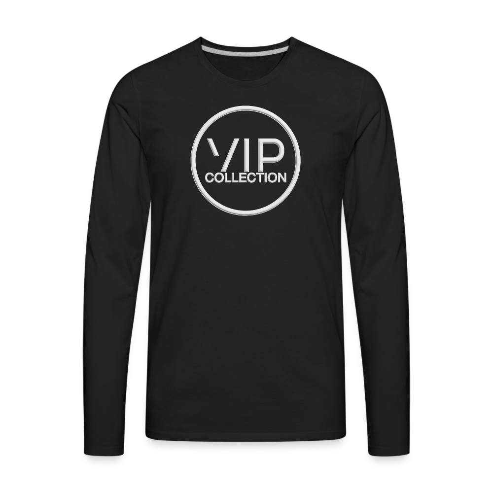 VIP White Label Long Sleeve T-Shirt - black