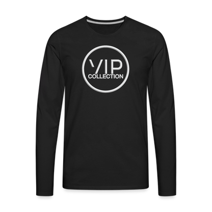 VIP White Label Long Sleeve T-Shirt - black