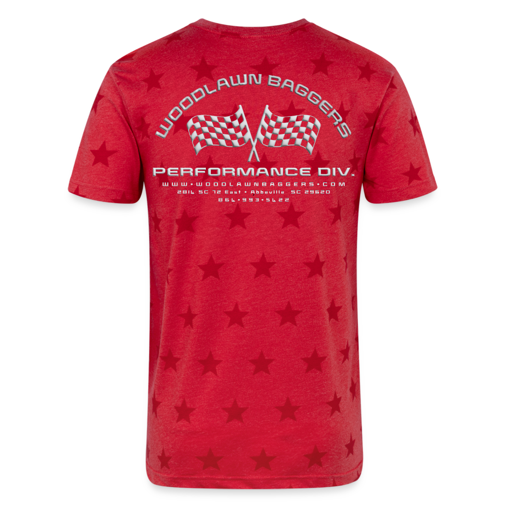 Woodlawn White Label Star T-Shirt - red star