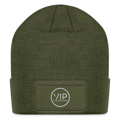 VIP White Label Patch Beanie - olive