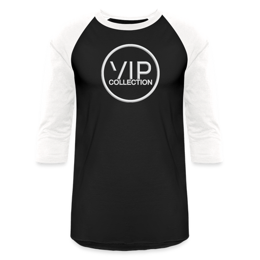 VIP White Label 3/4 Baseball T-Shirt - black/white