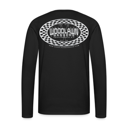 Woodlawn White Label Oval Long Sleeve T-Shirt - black