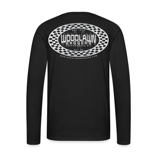 Woodlawn White Label Oval Long Sleeve T-Shirt - black