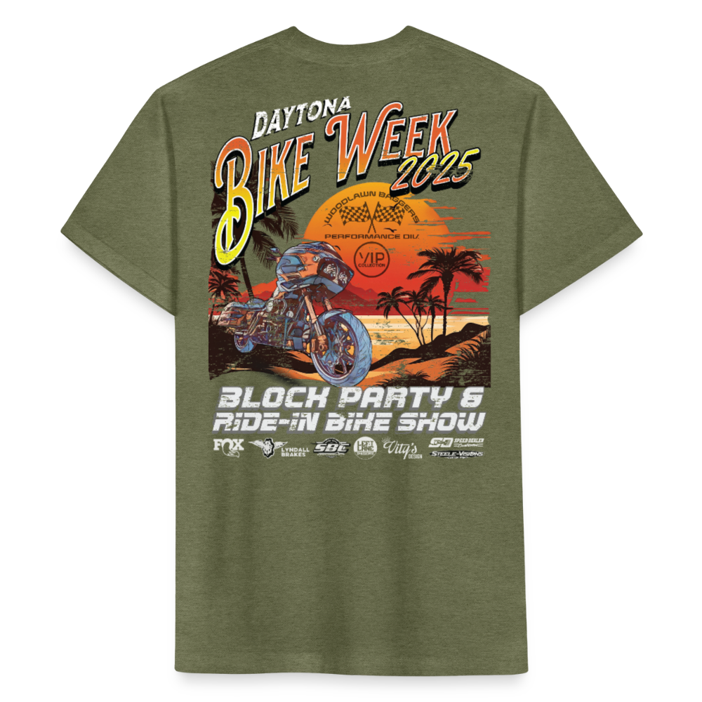 WBPD • Daytona Bike Week 2025 (distressed) - heather military green
