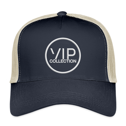 VIP White Label Trucker Hat - pacific/oyster