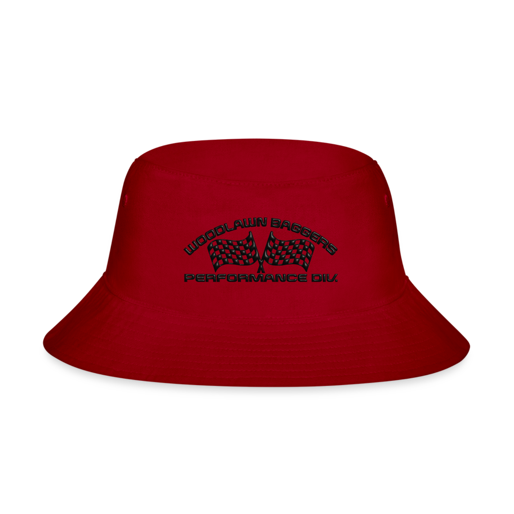Woodlawn Black Label Bucket Hat - red
