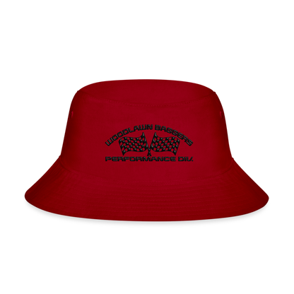 Woodlawn Black Label Bucket Hat - red