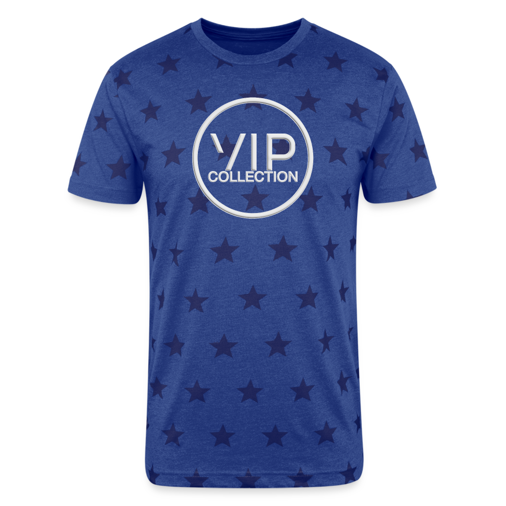 VIP White Label Star T-Shirt - royal star