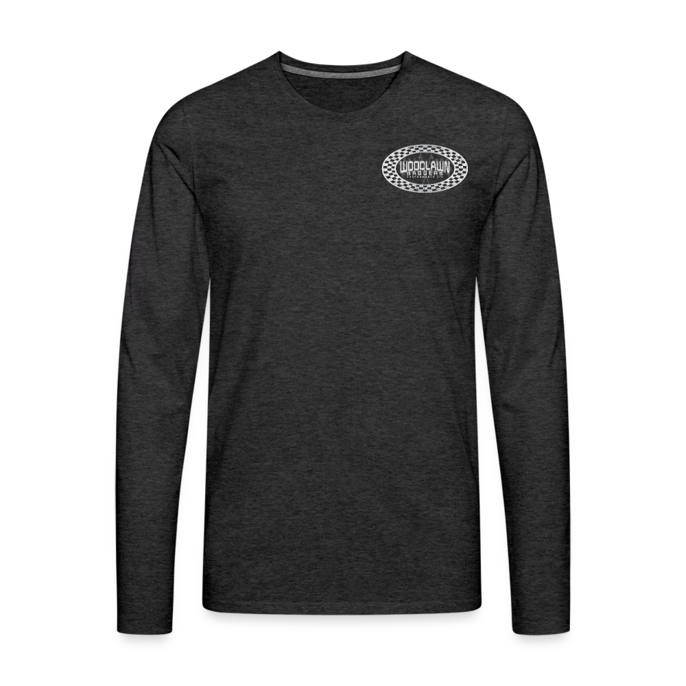 Woodlawn White Label Oval Long Sleeve T-Shirt - charcoal grey