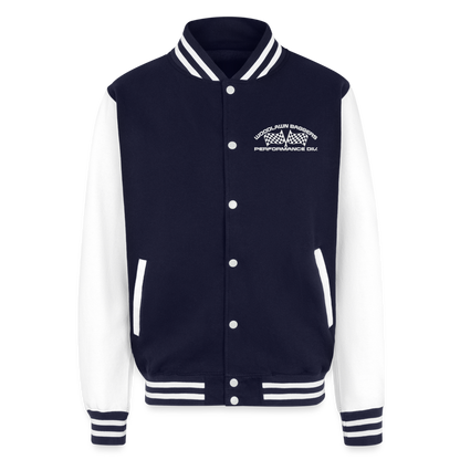 Woodlawn White Label Letterman Jacket - navy/white