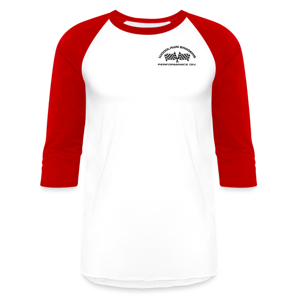 Woodlawn Black Label 3/4 Baseball T-Shirt - white/red